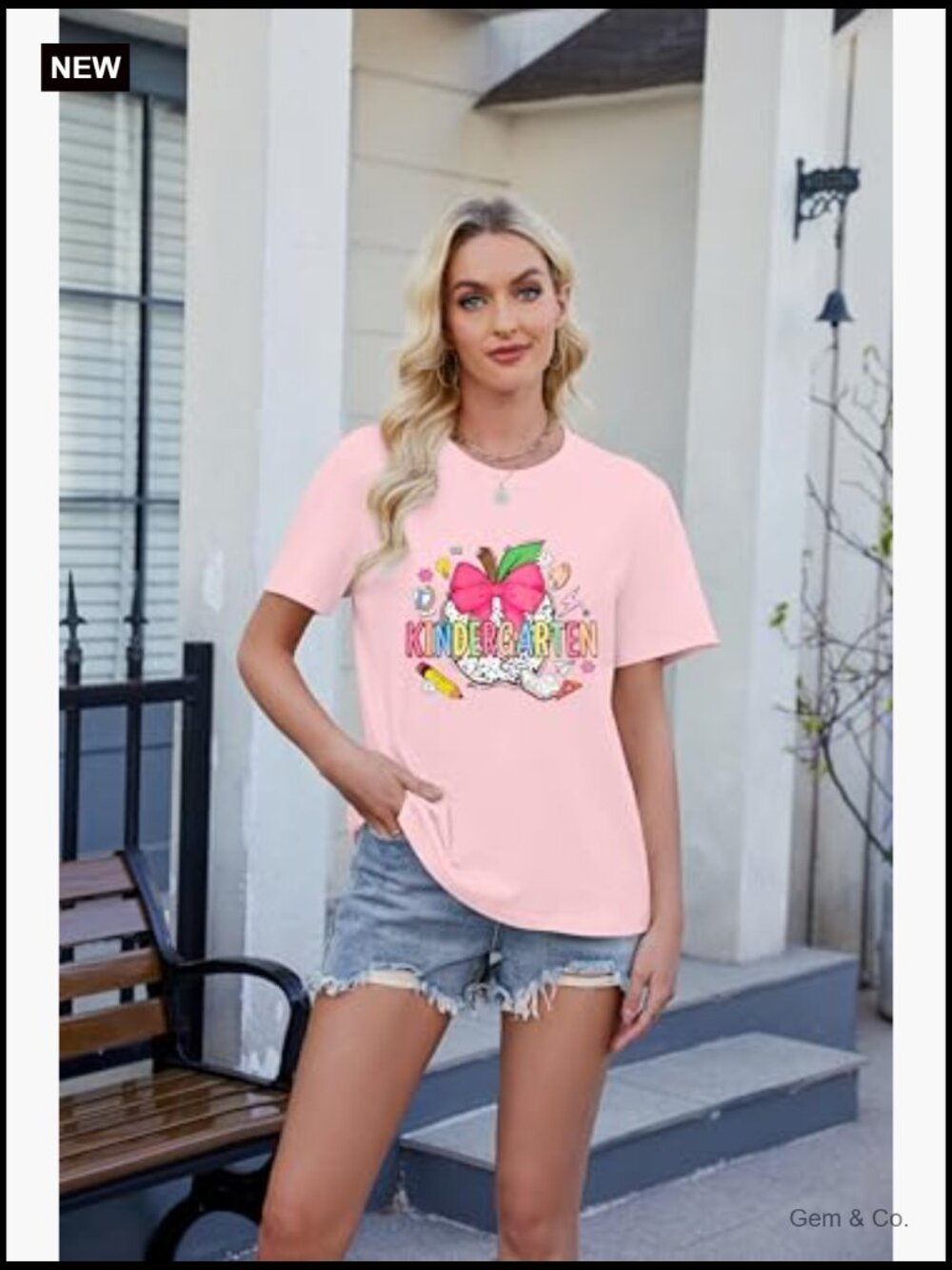Teacher First Day of School Short Sleeve Tee - Picture 6 of 7